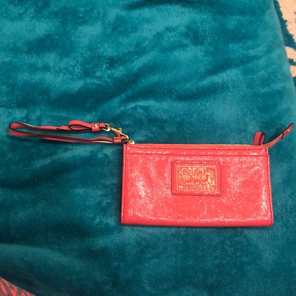 Coach Handbags - COACH Wristlet - PINK